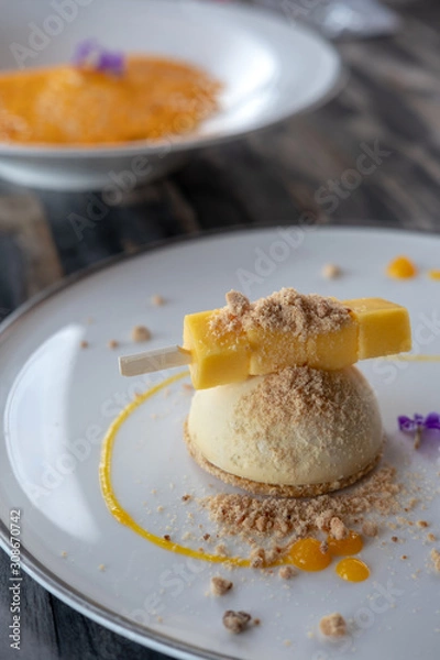 Obraz Mango Cheesecake