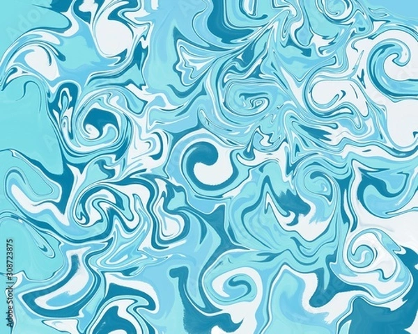 Fototapeta seamless pattern with waves