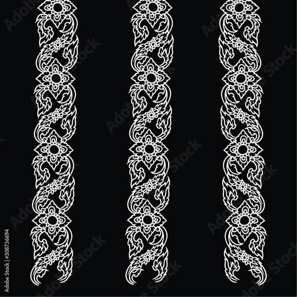 Obraz set of seamless patterns