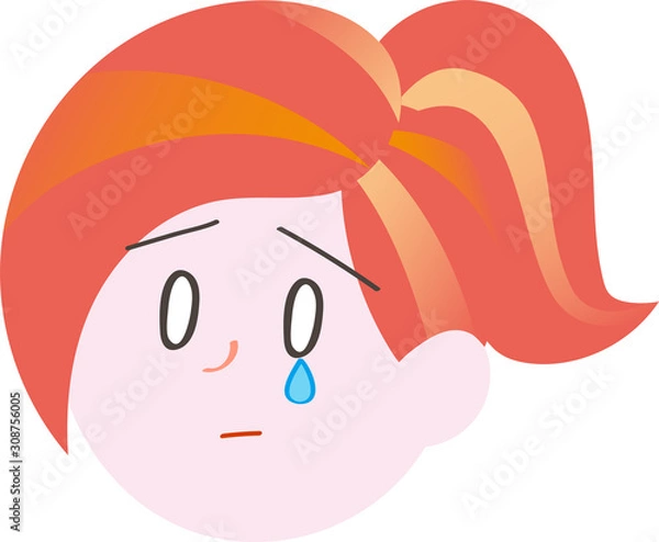 Fototapeta 女性　顔　表情