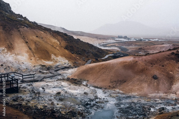 Obraz Heiße Quellen Island