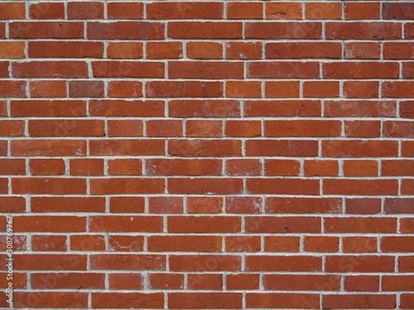 Obraz red brick wall background texture pattern