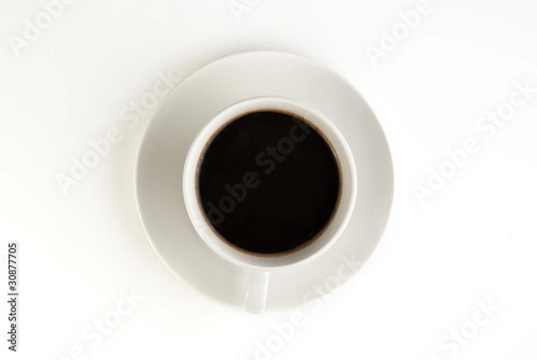 Obraz coffee cup on white background