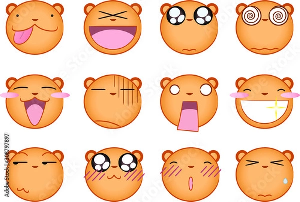 Obraz squirrel smileys