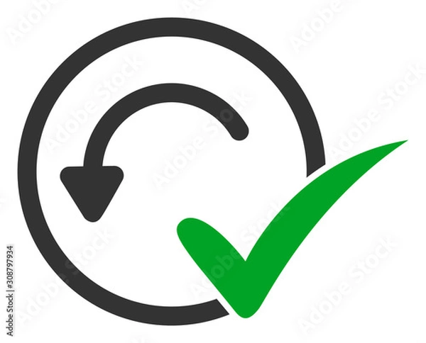 Fototapeta Pre-approved vector icon. Flat Pre-approved pictogram is isolated on a white background.