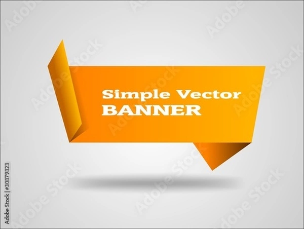 Obraz Simple Vector Banner