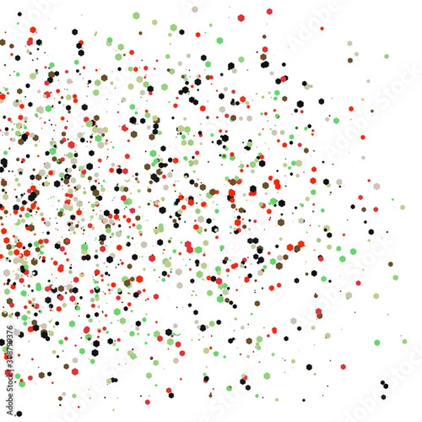 Fototapeta Colorful Universe Distribution Computational Generative Art background illustration