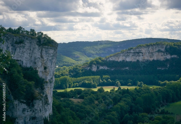 Fototapeta vallée du Célé 