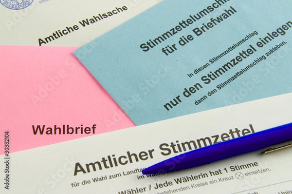 Obraz Briefwahl