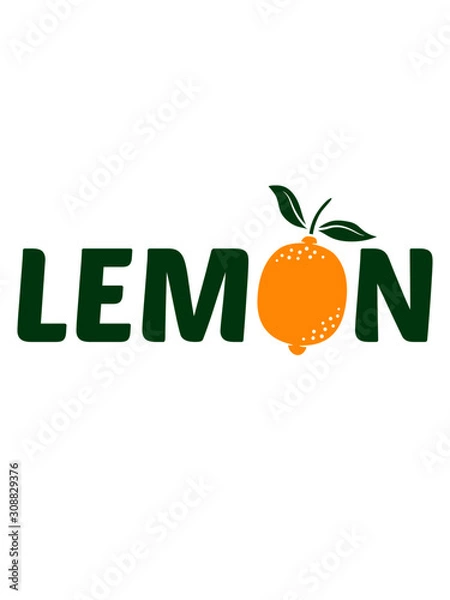 Obraz Logo Design LEMON backen