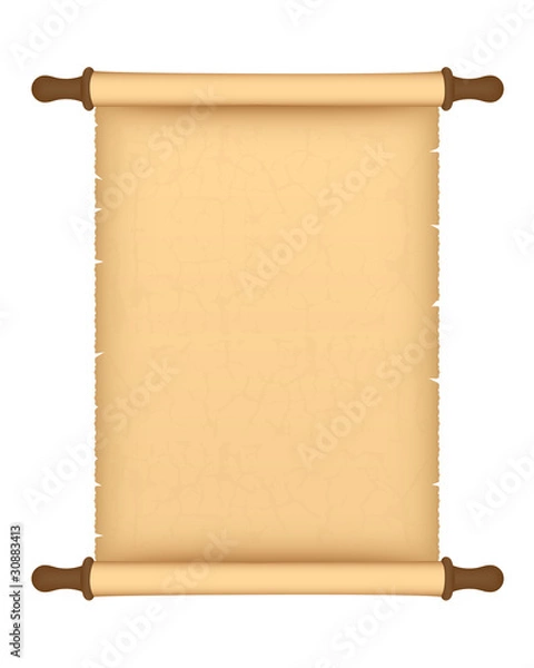 Obraz rolka pergaminu
