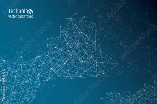 Fototapeta technology background_03