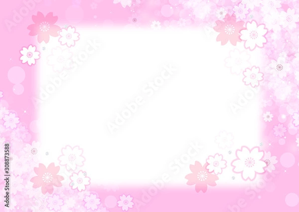 Fototapeta 桜　テンプレート