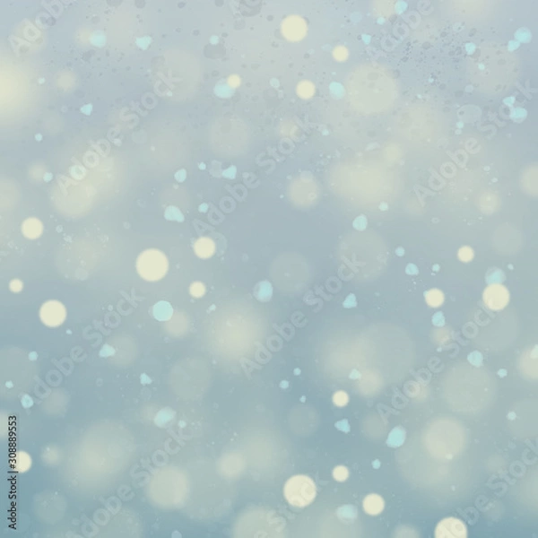 Fototapeta Winter background with snowfall
