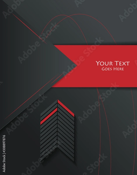 Fototapeta bright vector template