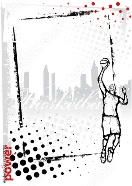 Fototapeta basketball frame