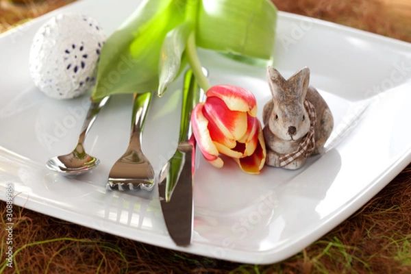 Fototapeta Dinner zu Ostern