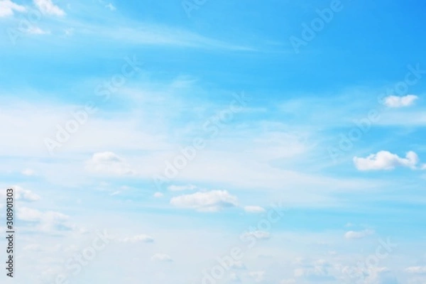 Fototapeta blue sky with clouds