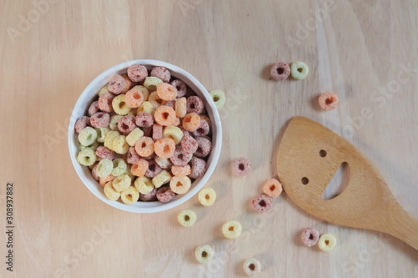 Obraz Conflake and milk 