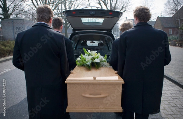 Obraz Samochód w żałobie