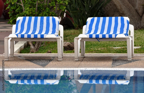 Fototapeta Poolliegen