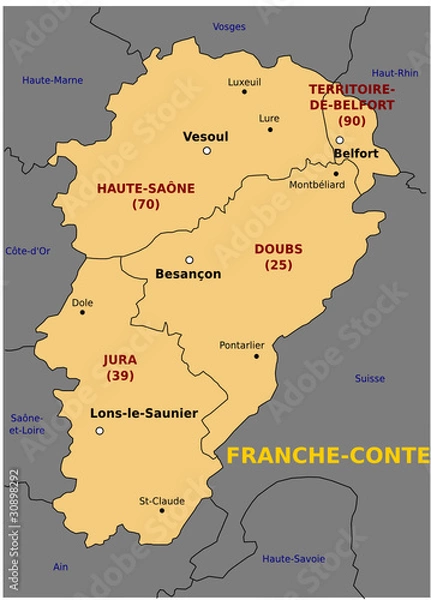 Obraz Région Franche-Conté