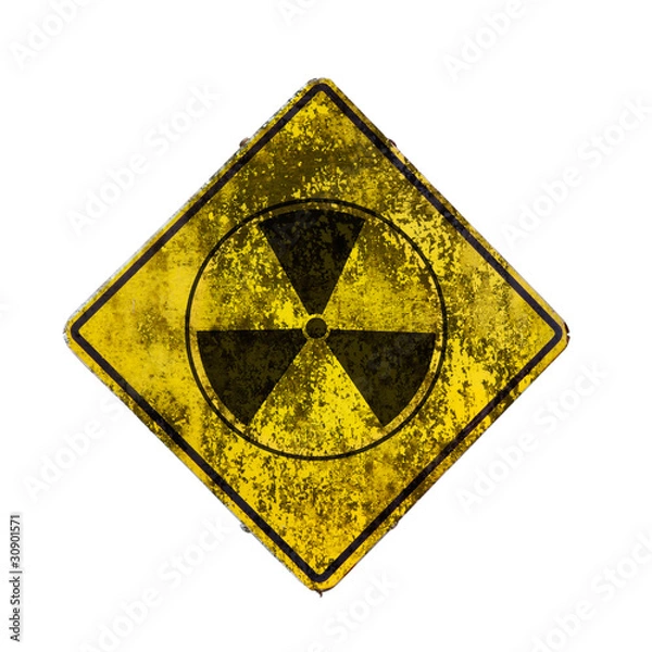 Obraz Old sign radiation