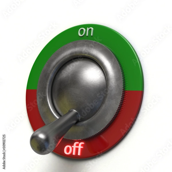 Obraz Schalter 2 - aus