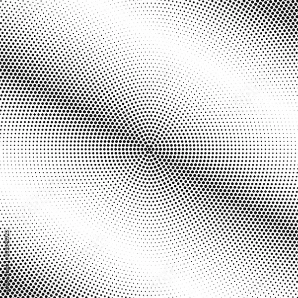 Fototapeta Abstract halftone dotted background. Monochrome pattern with dot and circles.  Vector modern pop art texture for posters, sites, business cards, cover postcards, interior design, labels, stickers.