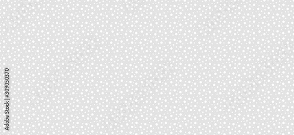 Obraz Seamless dots pattern. White snow on light backdrop. Abstract vector background for banners, wrappings, and other web and graphic business design.