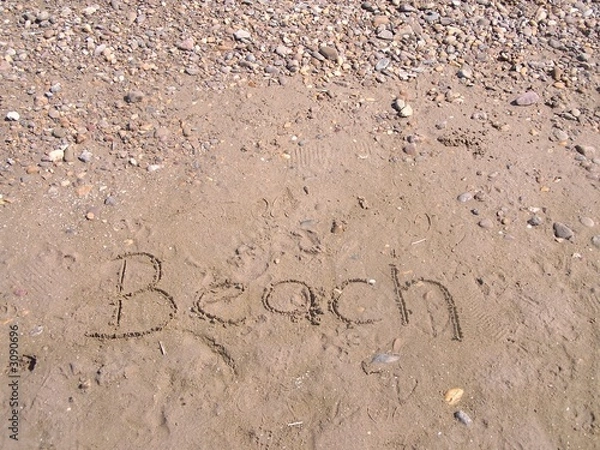 Obraz beach sign