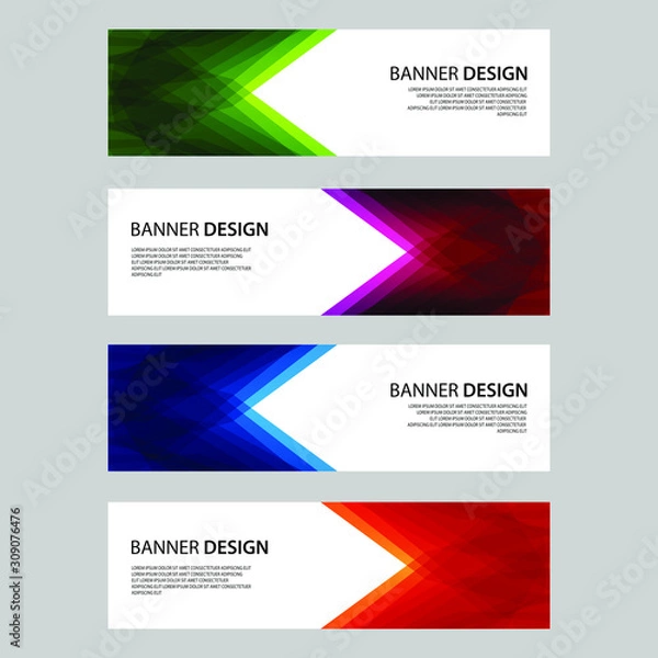 Obraz Vector Abstract design banner web template