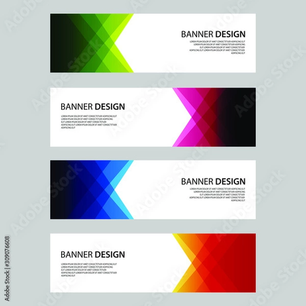 Obraz Vector Abstract design banner web template