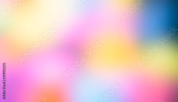 Fototapeta Beautiful multicolored blur background