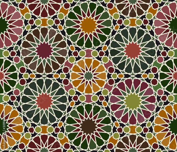 Obraz Islamic art seamless pattern