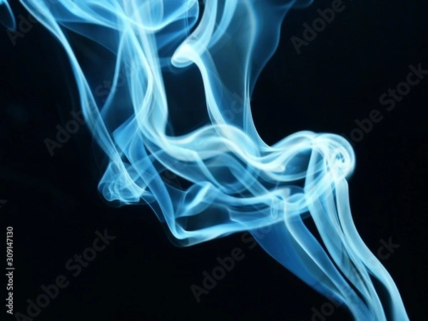 Obraz abstract smoke on black background