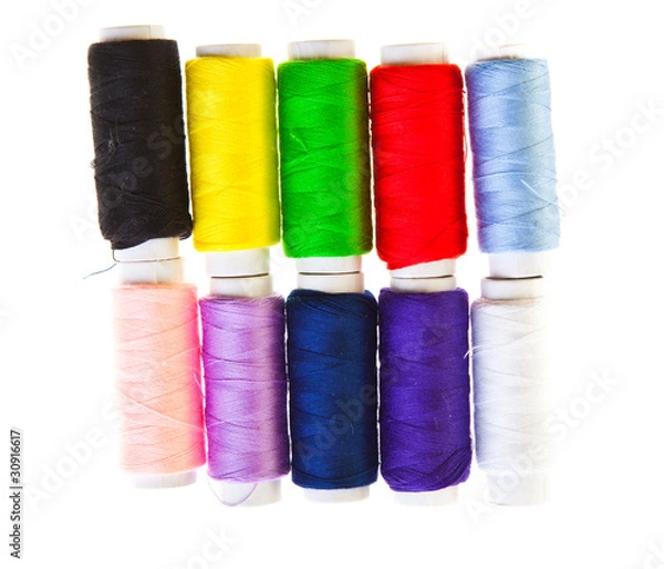 Obraz Colorful sewing threads