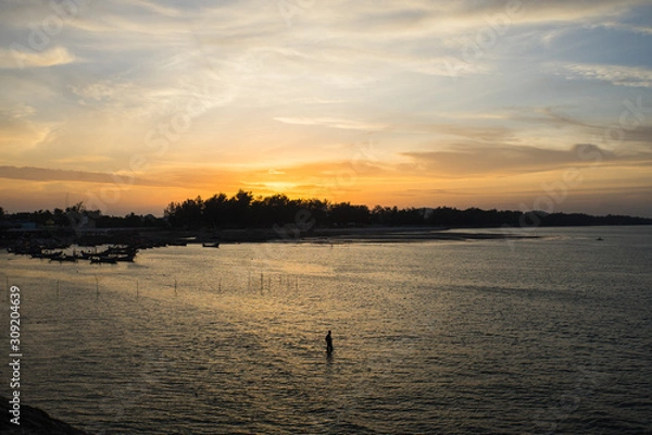 Obraz sunset over the sea