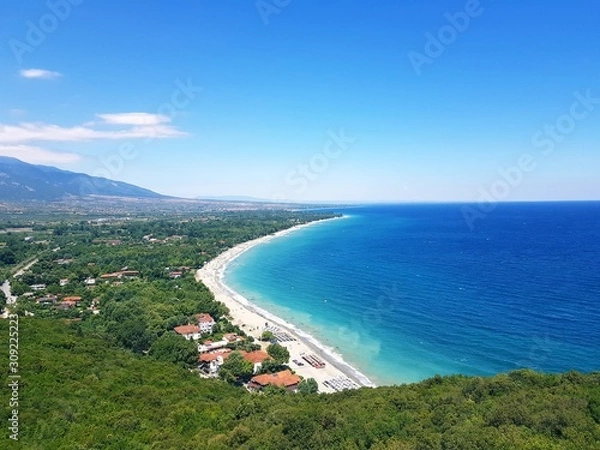 Obraz aerial view of the sea