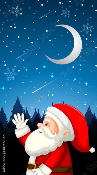 Obraz Background templates with christmas theme