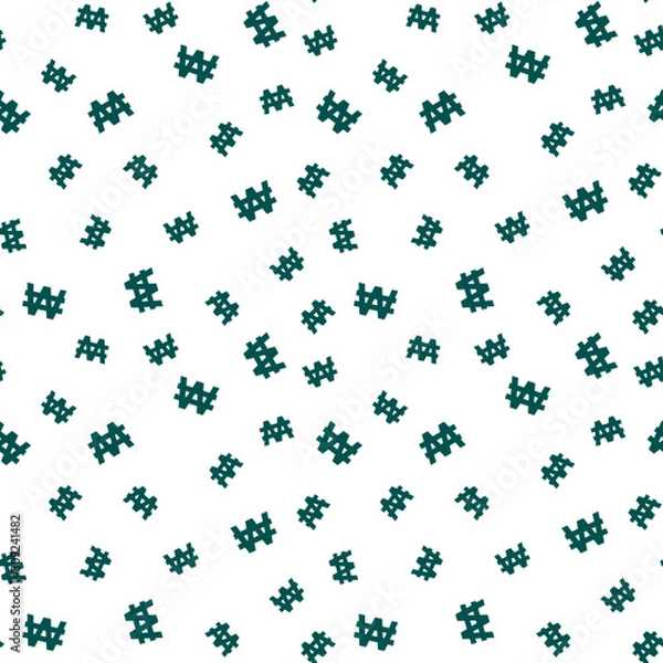 Fototapeta Money currency sign Won South Korea, Korean seamless pattern simple style finance business banking cash in colors, black decorated wallpaper background for website, wrapping paper, textile fabric.