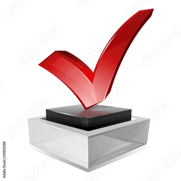 Fototapeta Check Mark