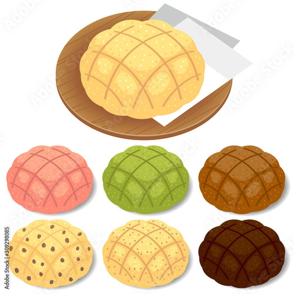 Fototapeta メロンパン