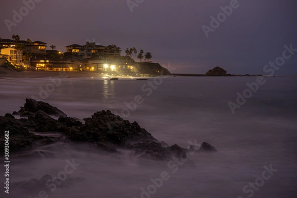 Obraz Coastline at dusk
