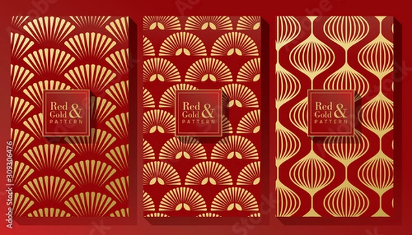 Fototapeta Chinese Red Envelope Design Pattern