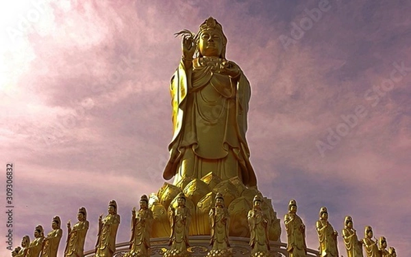 Obraz Golden Thai Buddhist Statue
