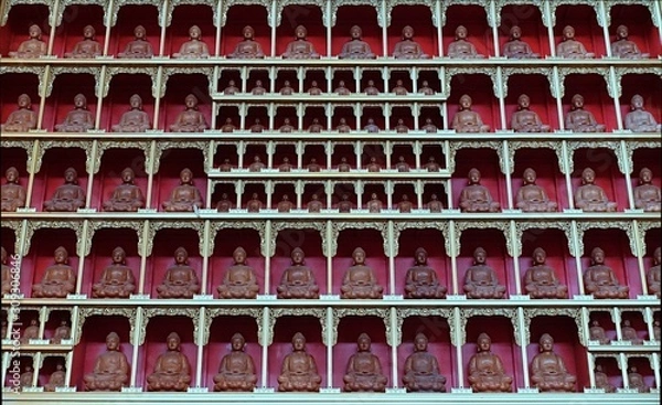 Obraz Wall Of Buddhas