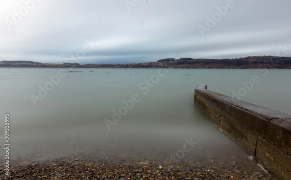 Obraz Avancement dans le lac 