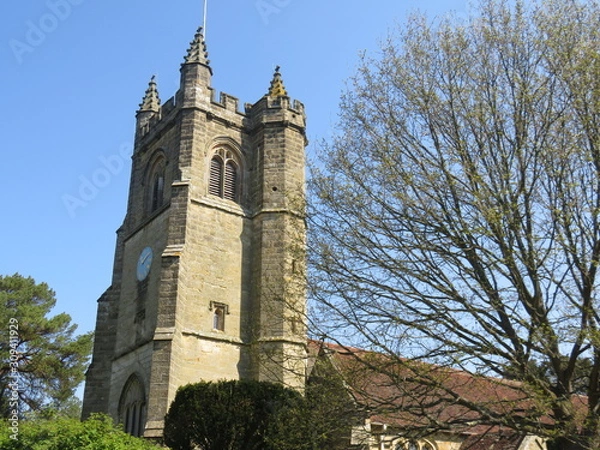 Obraz old church tower