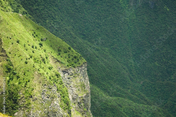 Obraz Crater closeup, Faial